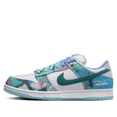 نایک اس بی فیوچرا آبرنگی Nike SB Dunk Low Futura Laboratories Bleached Aqua