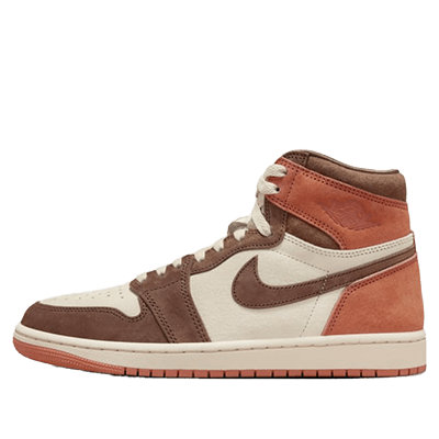 نایک ایر جردن ۱ ساق دار کاکائو واو و سند دریفت  Nike Air Jordan 1 High Cacao Wow and Sand Drift