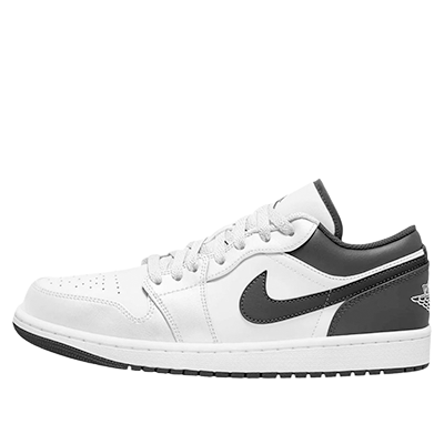 نایک ایر جردن 1 بدون ساق سفید طوسی Nike Air Jordan 1 Low White Gray
